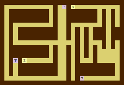 五夷山地下2階左マップ