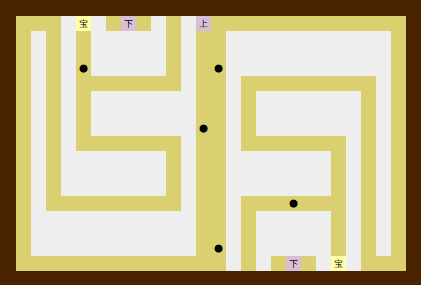 五夷山地下2階右マップ