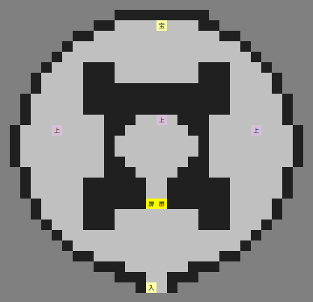 古代遺跡1階マップ