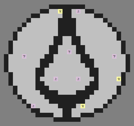 古代遺跡2階マップ