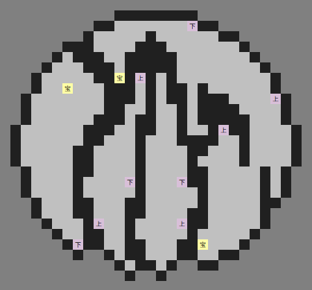 古代遺跡3階マップ