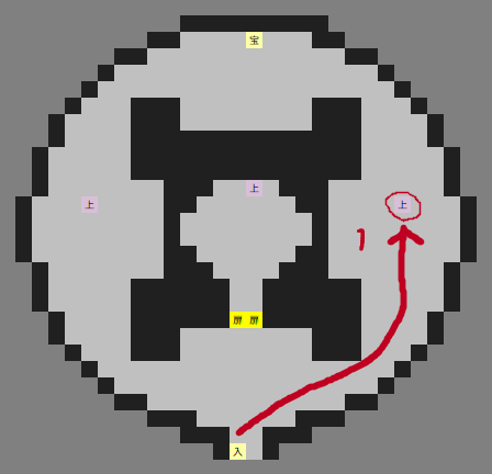 古代遺跡1階マップルートつき